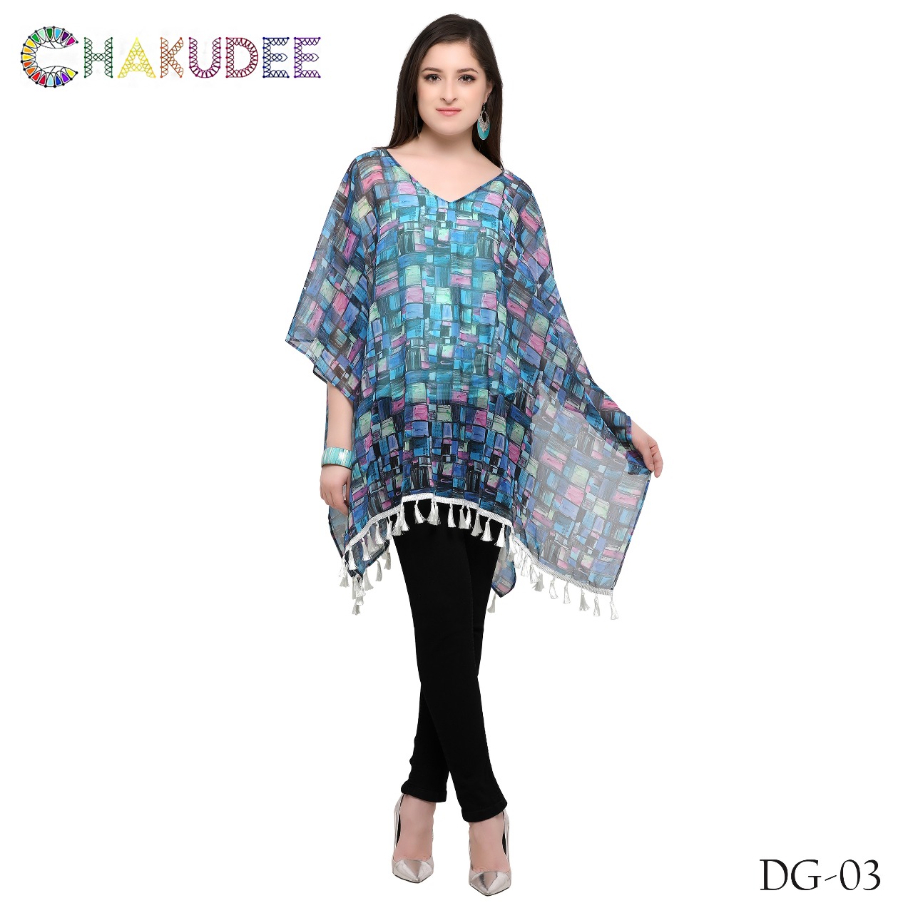 Desi Girl By Chakudee 01 To 13 Series Beautiful Stylish Fancy Colorful Casual Wear & Ethnic Wear Georgette Digital Printed Ponchos At Wholesale Price