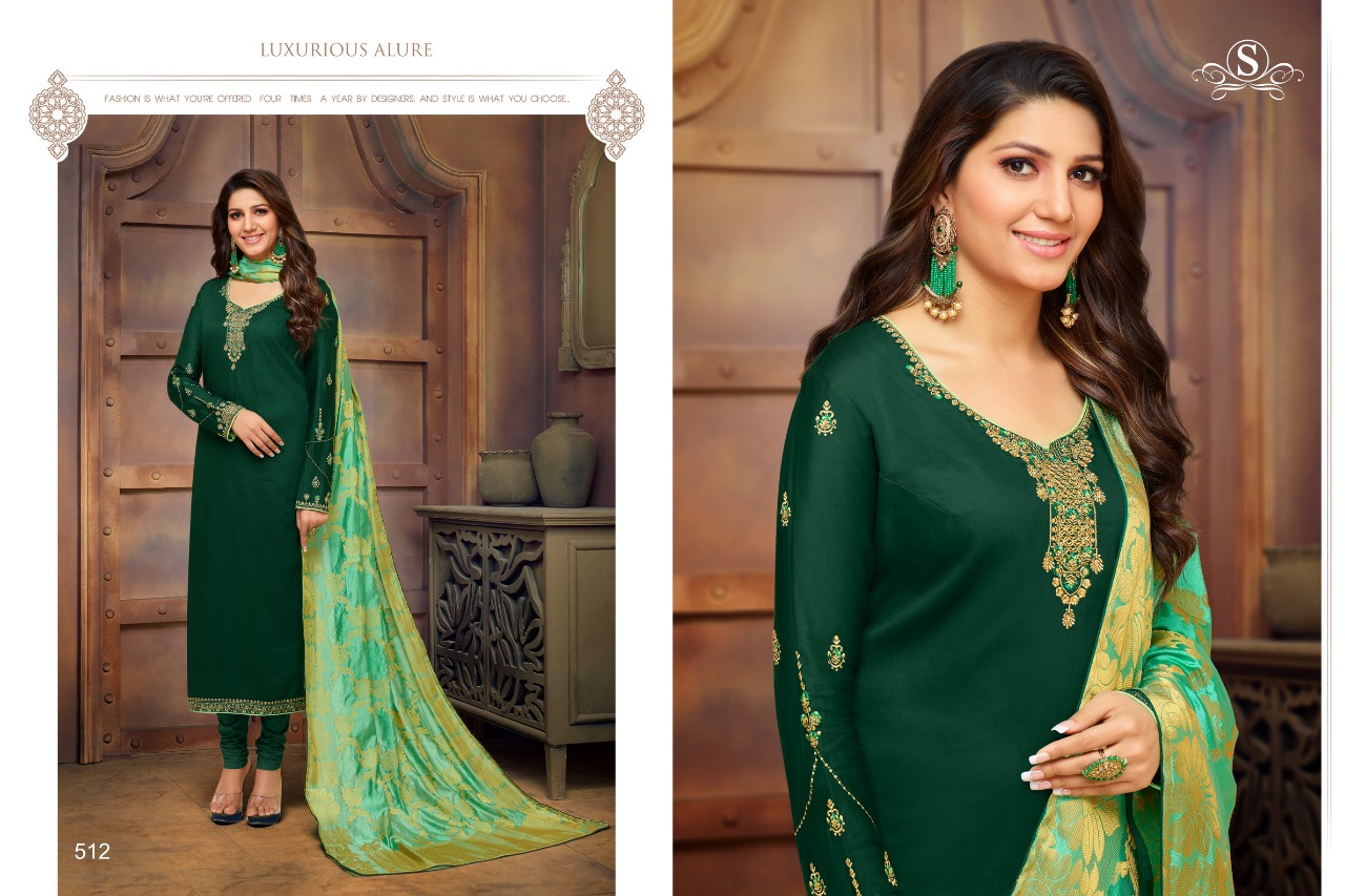 Desi Queen By Smaira Fashion 504 To 512 Series Designer Suits Beautiful Stylish Fancy Colorful Party Wear & Ethnic Wear Pure Cotton Silk With Work Dresses At Wholesale Price