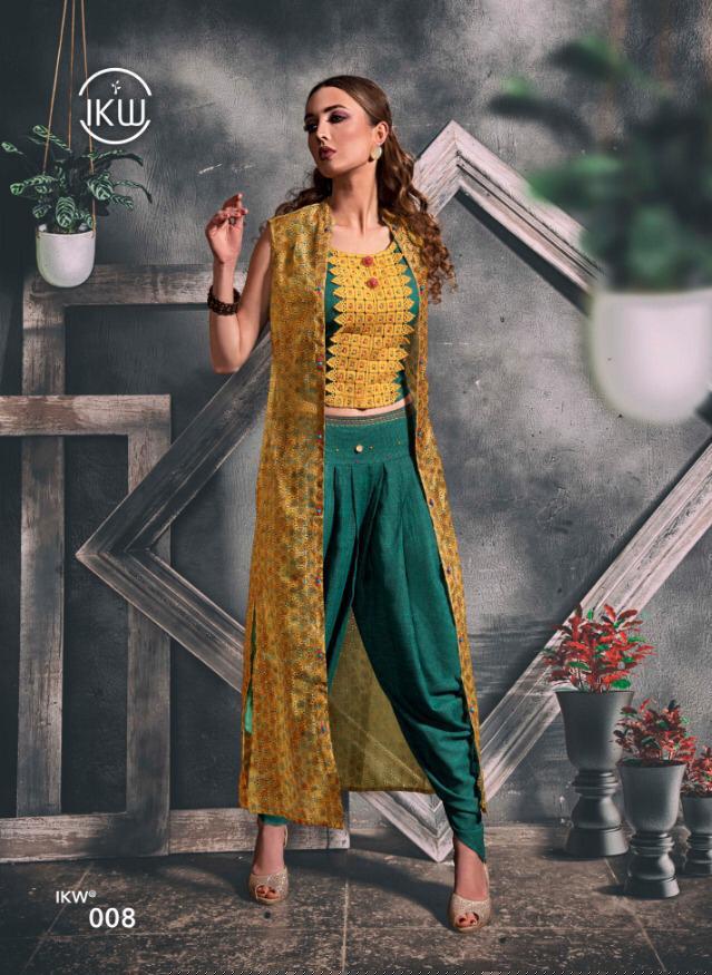 Desire Vol-1 By Ikw 1001 To 1008 Series Beautiful Colorful Stylish Fancy Casual Wear & Ethnic Wear & Ready To Wear Premium Cotton Kurtis At Wholesale Price