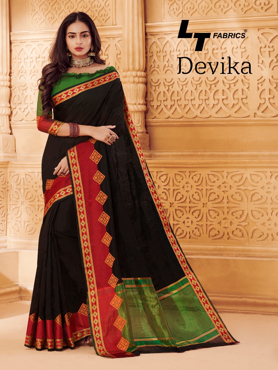 Devika By Lt Fashion 01 To 10 Series Indian Traditional Wear Collection Beautiful Stylish Fancy Colorful Party Wear & Occasional Wear Pure Cotton Silk Sarees At Wholesale Price