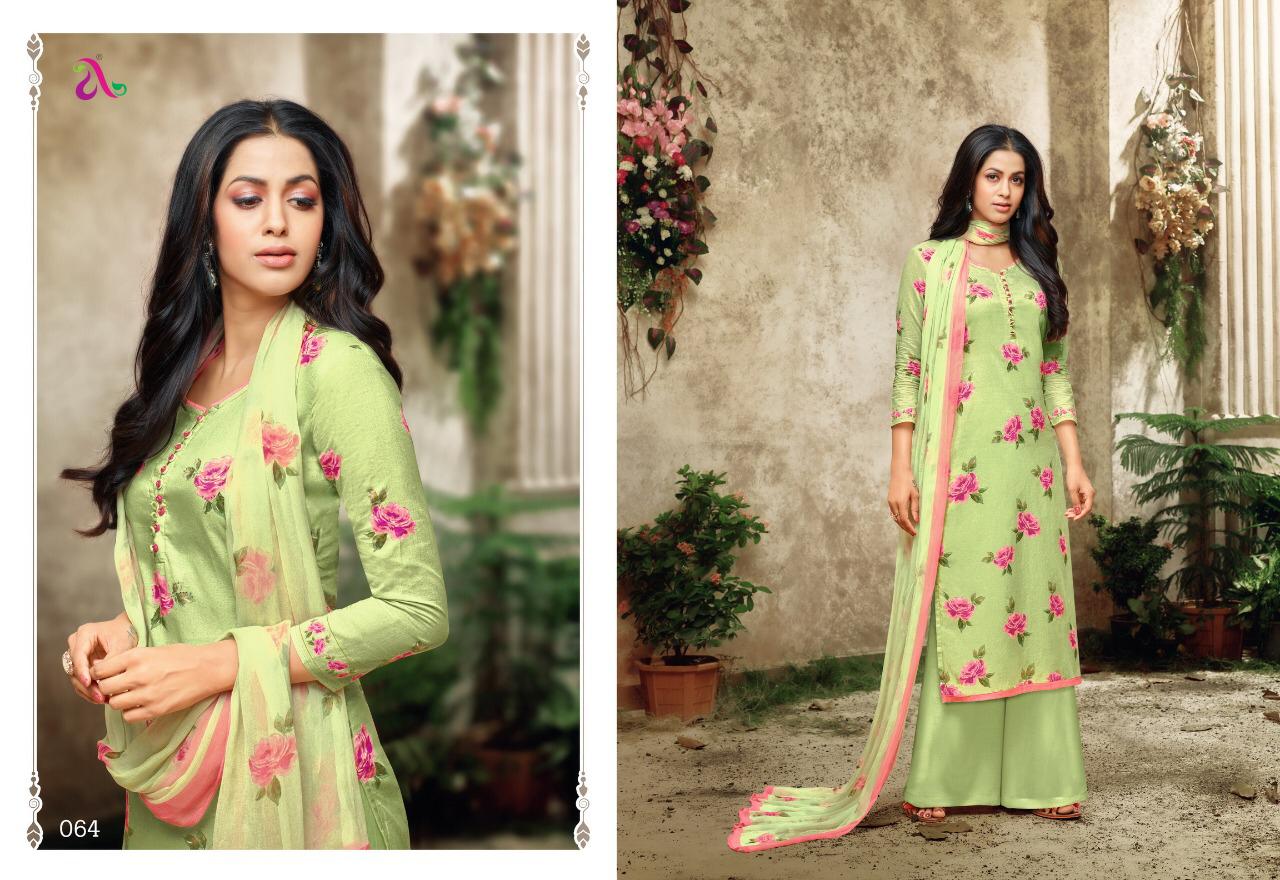 Dhara By Angroop Plus 063 To 071 Series Designer Suits Collection Beautiful Stylish Fancy Colorful Party Wear & Occasional Wear Pure Jam Silk Print Dresses At Wholesale Price