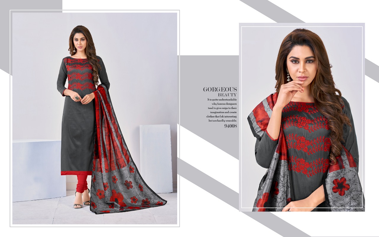 Digital Beauty Vol-94 By B.g Impex 94001 To 92012 Series Beautiful Suits Stylish Fancy Colorful Casual Wear & Ethnic Wear Collection Assam Silk & Cotton Jacquard Embroidered Dresses At Wholesale Price