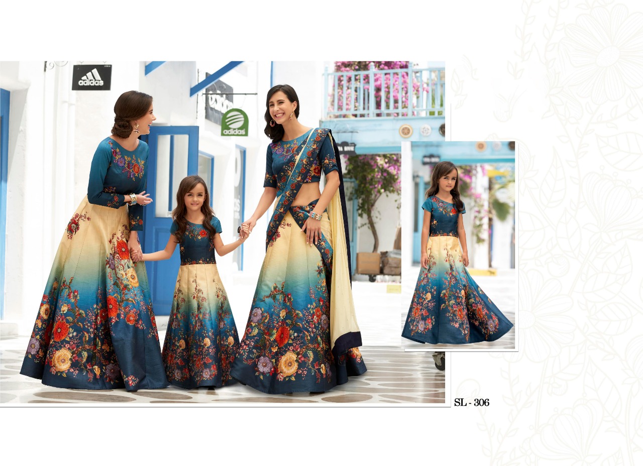 Digital Signature Collection Vol-3 By Aasvaa Sl-301 To Sl-311 Series Designer Beautiful Wedding Collection Occasional Wear & Party Wear Heritage Silk Lehengas At Wholesale Price