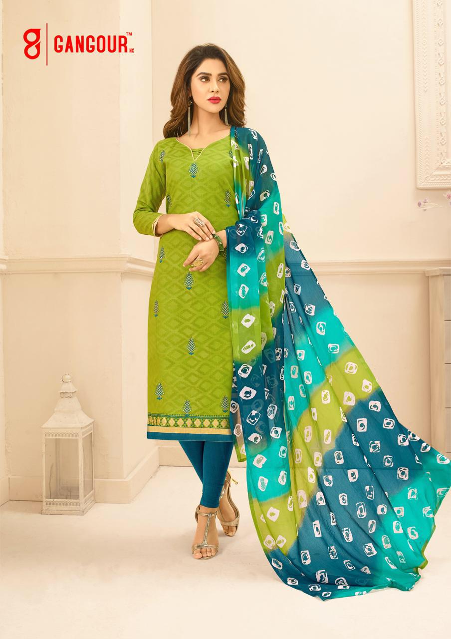 Divyanshi Vol-1 By Gangour 50001 To 50014 Series Beautiful Patiyala Suits Stylish Fancy Colorful Casual Wear & Ethnic Wear Collection Lakda Jacquard Printed Dresses At Wholesale Price
