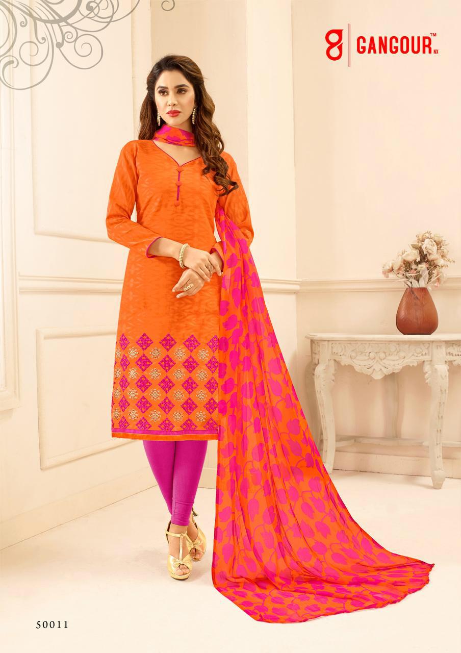 Divyanshi Vol-1 By Gangour 50001 To 50014 Series Beautiful Patiyala Suits Stylish Fancy Colorful Casual Wear & Ethnic Wear Collection Lakda Jacquard Printed Dresses At Wholesale Price