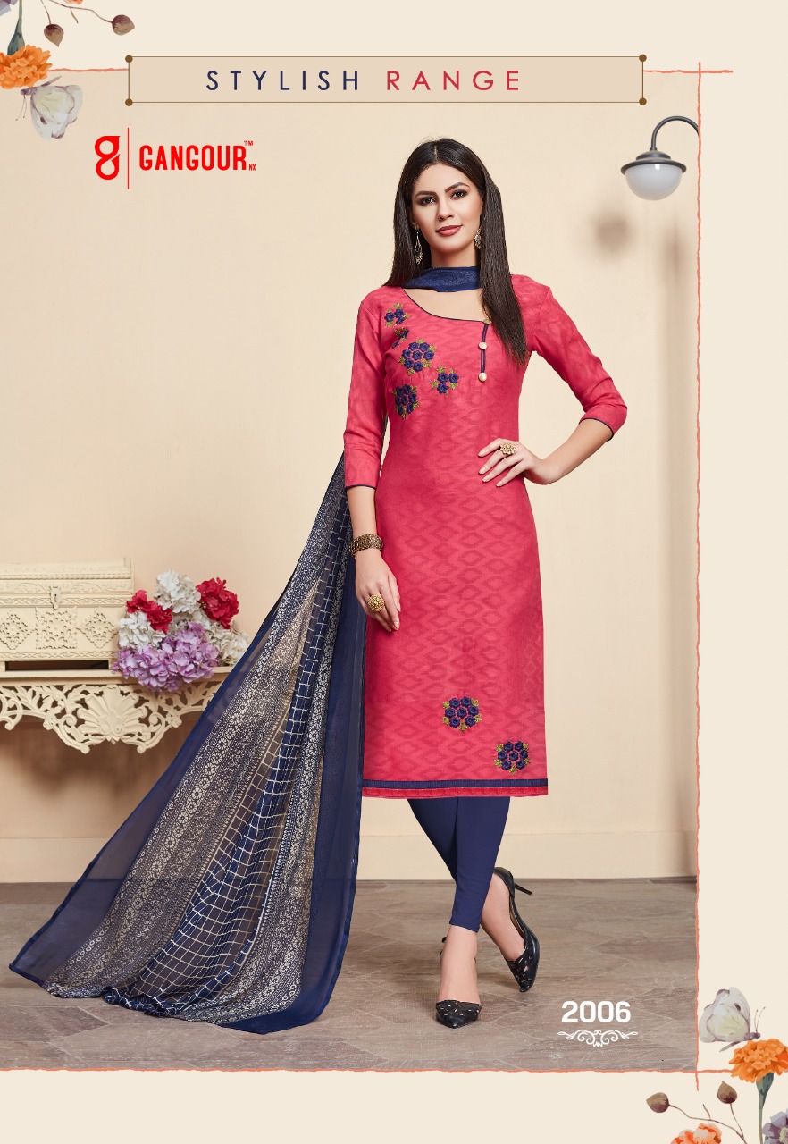 Divyanshi Vol-2 By Gangour 2001 To 2014 Series Beautiful Patiyala Suits Stylish Fancy Colorful Casual Wear & Ethnic Wear Collection Lakda Jacquard Printed Dresses At Wholesale Price