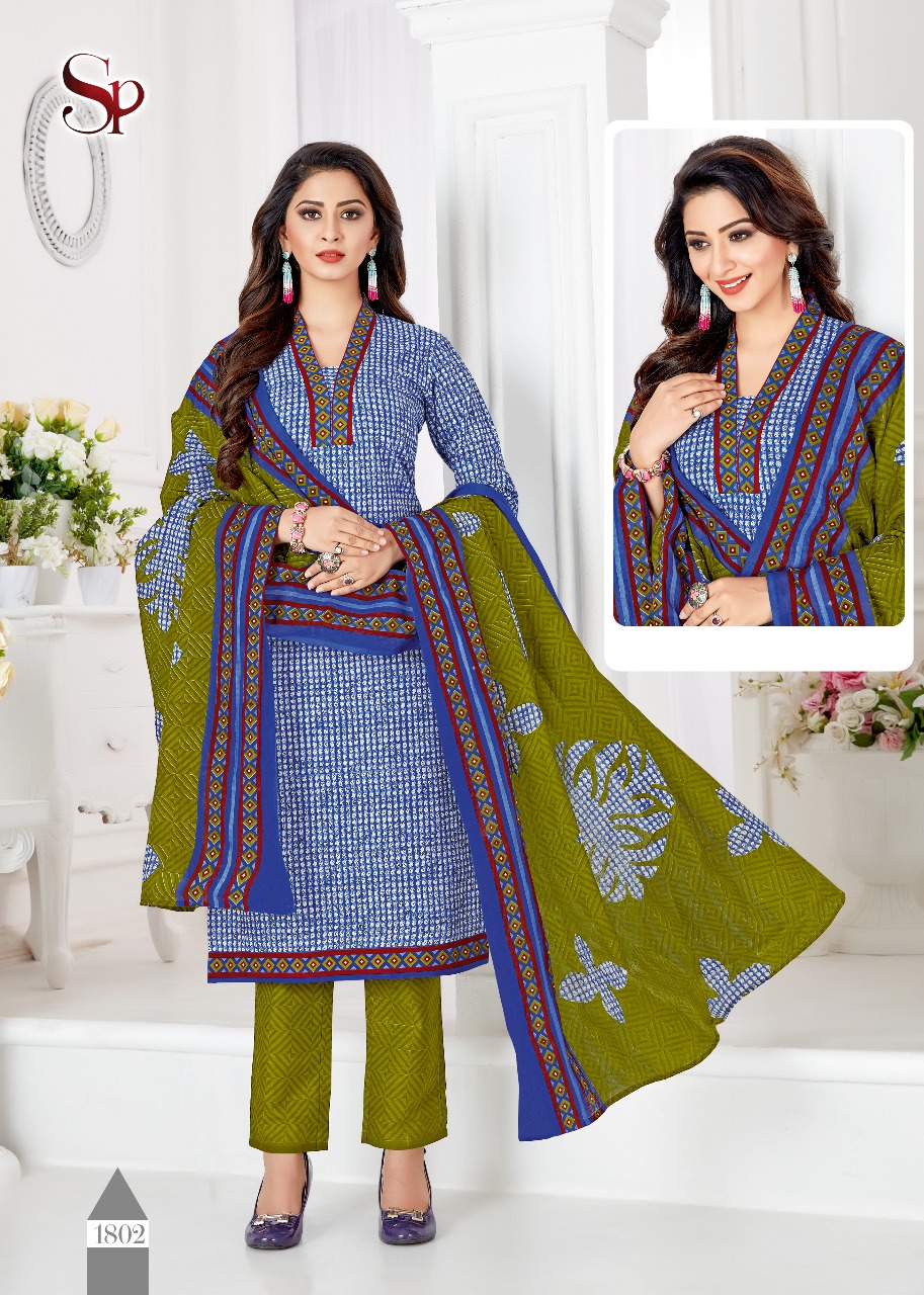 Drishti Vol-18 By Saubhagya Prints 1801 To 1816 Series Beautiful Colorful Stylish Fancy Casual Wear & Ethnic Wear & Ready To Wear Pure Cotton Dresses At Wholesale Price