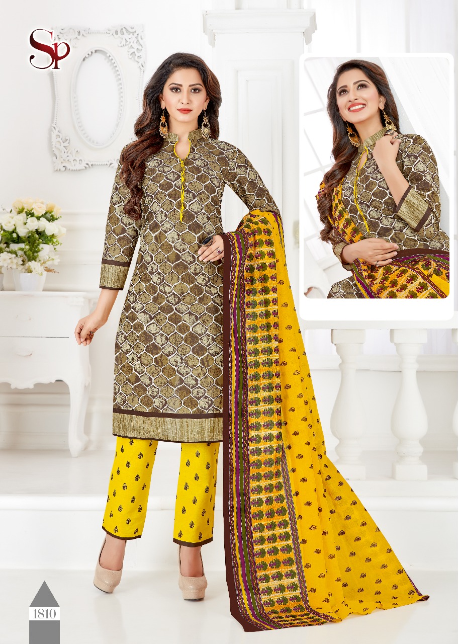 Drishti Vol-18 By Saubhagya Prints 1801 To 1816 Series Beautiful Colorful Stylish Fancy Casual Wear & Ethnic Wear & Ready To Wear Pure Cotton Dresses At Wholesale Price