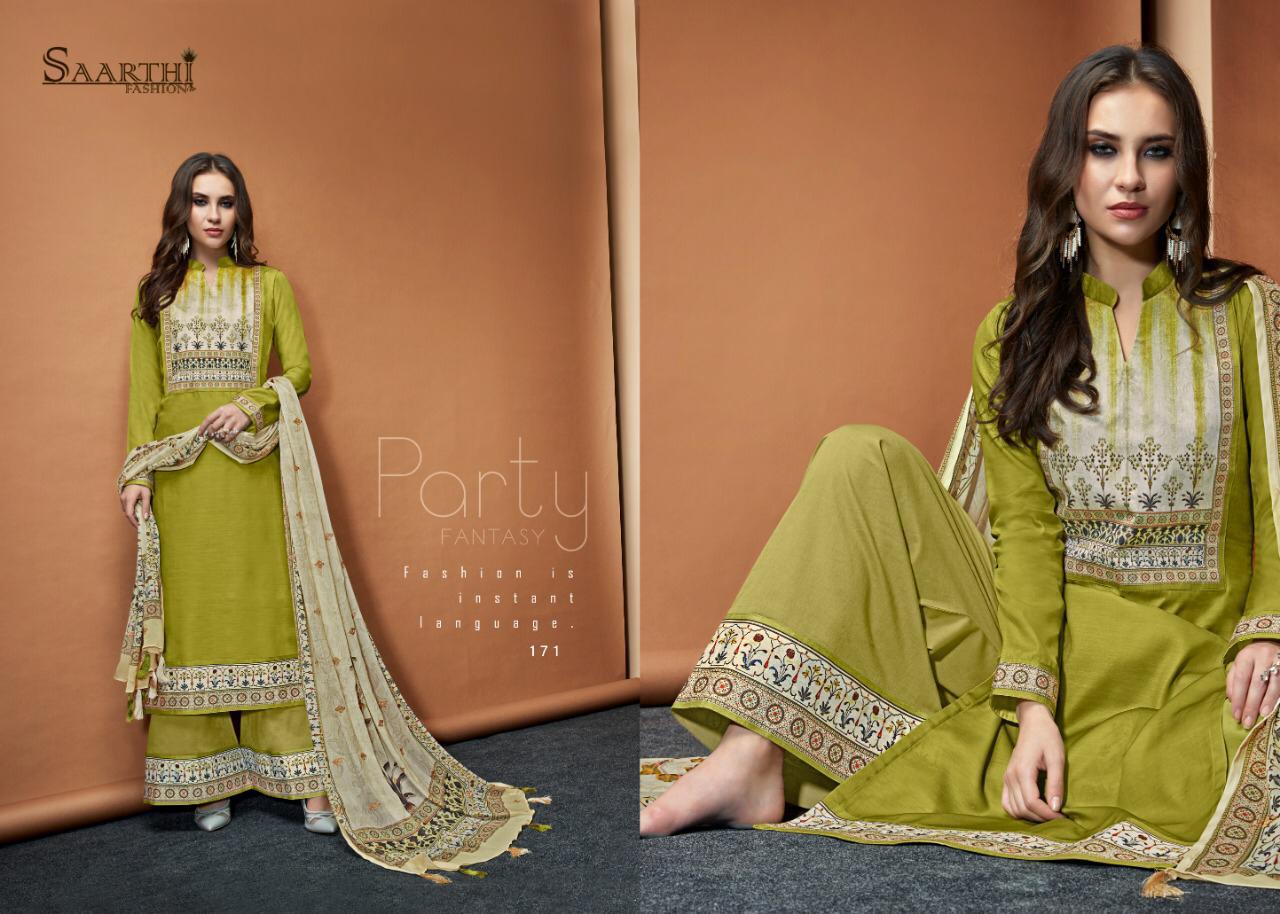 Ehana By Saarthi Fashion 168 To 177 Series Designer Suits Collection Beautiful Stylish Fancy Colorful Party Wear & Ethnic Wear Jam Silk Cotton Dresses At Wholesale Price