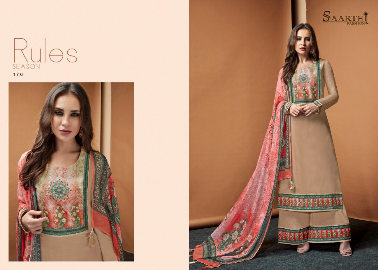 Ehana By Saarthi Fashion 168 To 177 Series Designer Suits Collection Beautiful Stylish Fancy Colorful Party Wear & Ethnic Wear Jam Silk Cotton Dresses At Wholesale Price