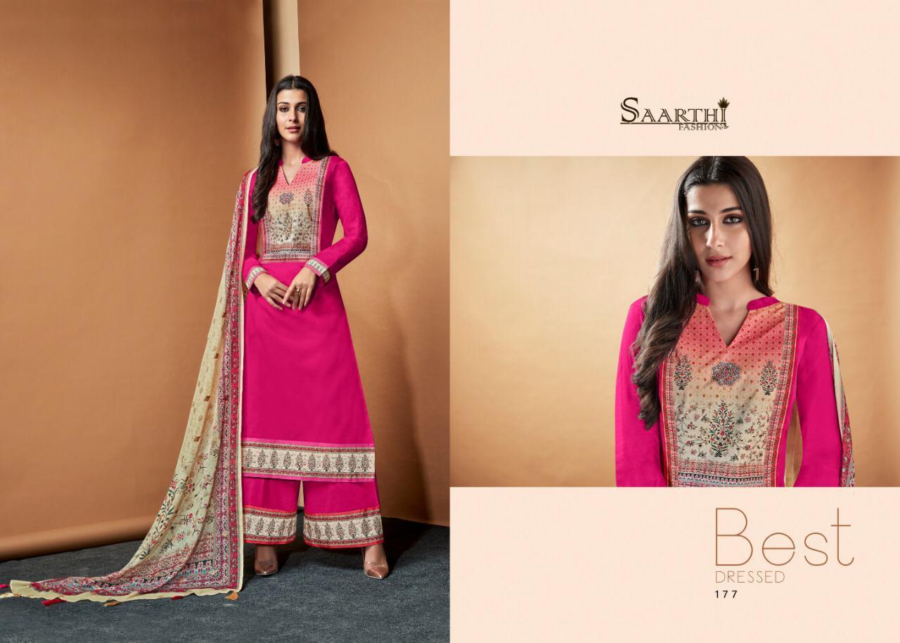 Ehana By Saarthi Fashion 168 To 177 Series Designer Suits Collection Beautiful Stylish Fancy Colorful Party Wear & Ethnic Wear Jam Silk Cotton Dresses At Wholesale Price