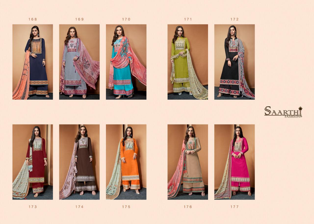Ehana By Saarthi Fashion 168 To 177 Series Designer Suits Collection Beautiful Stylish Fancy Colorful Party Wear & Ethnic Wear Jam Silk Cotton Dresses At Wholesale Price