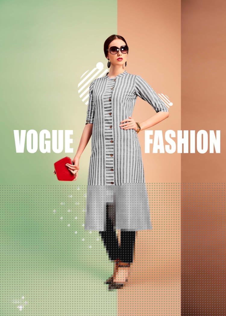 Elegance By Kirara 1045 To 1050 Series Beautiful Colorful Stylish Fancy Casual Wear & Ethnic Wear & Ready To Wear Handloom Cotton Printed Kurtis At Wholesale Price