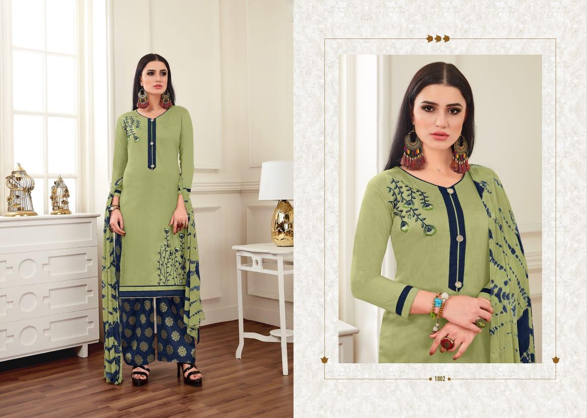 Elina By Shri Mahavir Fashion 1001 To 1010 Series Beautiful Collection Suits Stylish Fancy Colorful Casual Wear & Ethnic Wear Soft Silk Banarasi Cotton Dresses At Wholesale Price