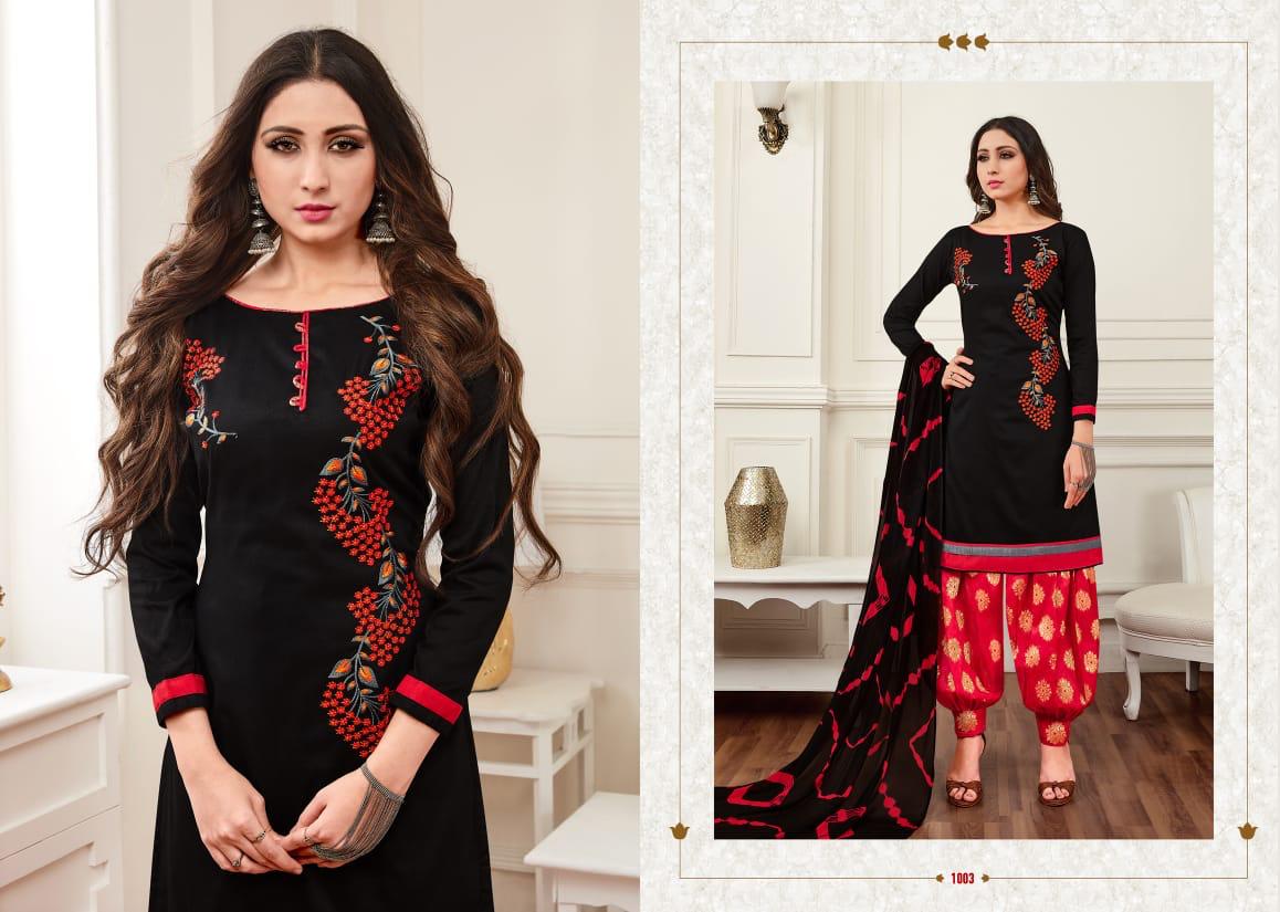 Elina By Shri Mahavir Fashion 1001 To 1010 Series Beautiful Collection Suits Stylish Fancy Colorful Casual Wear & Ethnic Wear Soft Silk Banarasi Cotton Dresses At Wholesale Price