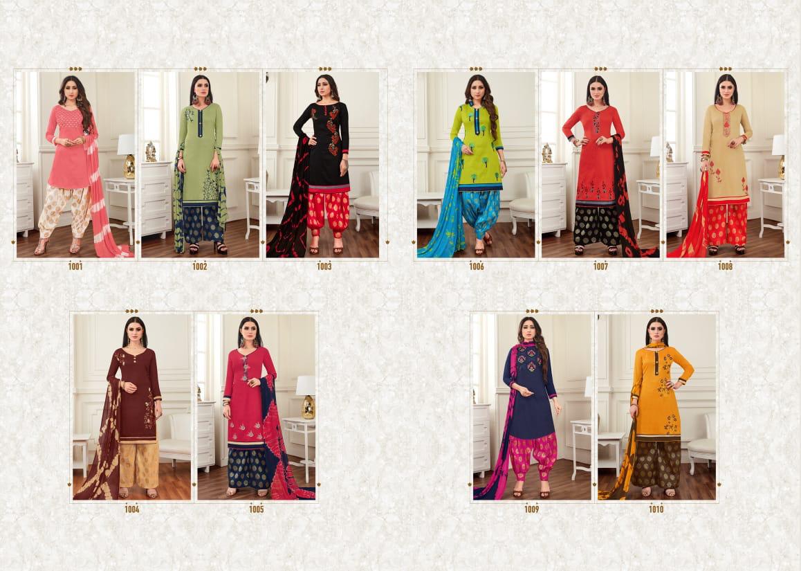Elina By Shri Mahavir Fashion 1001 To 1010 Series Beautiful Collection Suits Stylish Fancy Colorful Casual Wear & Ethnic Wear Soft Silk Banarasi Cotton Dresses At Wholesale Price