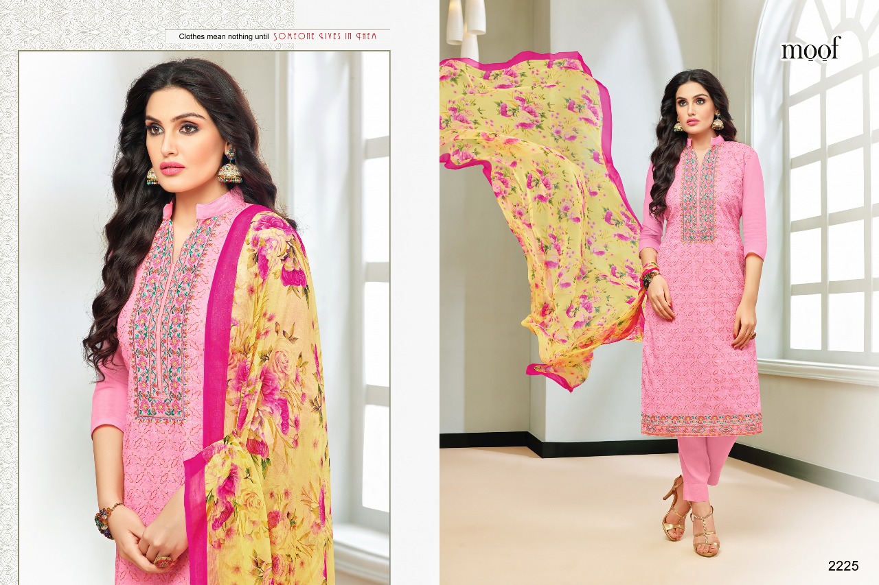 Elissa Vol-3 By Moof Fashion 2223 To 22298 Series Beautiful Suits Stylish Fancy Colorful Casual Wear & Ethnic Wear Heavy Modal Dresses At Wholesale Price