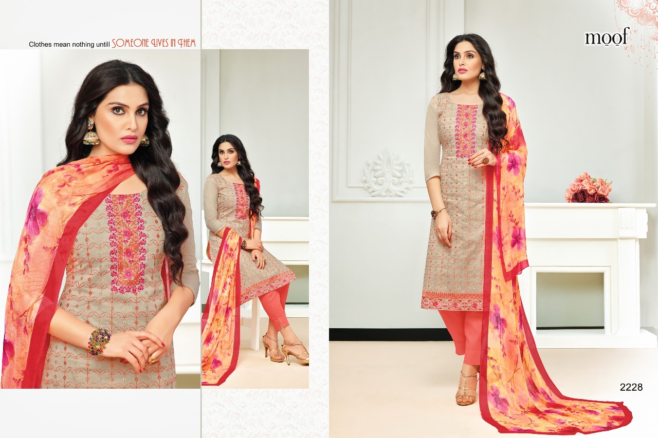 Elissa Vol-3 By Moof Fashion 2223 To 22298 Series Beautiful Suits Stylish Fancy Colorful Casual Wear & Ethnic Wear Heavy Modal Dresses At Wholesale Price