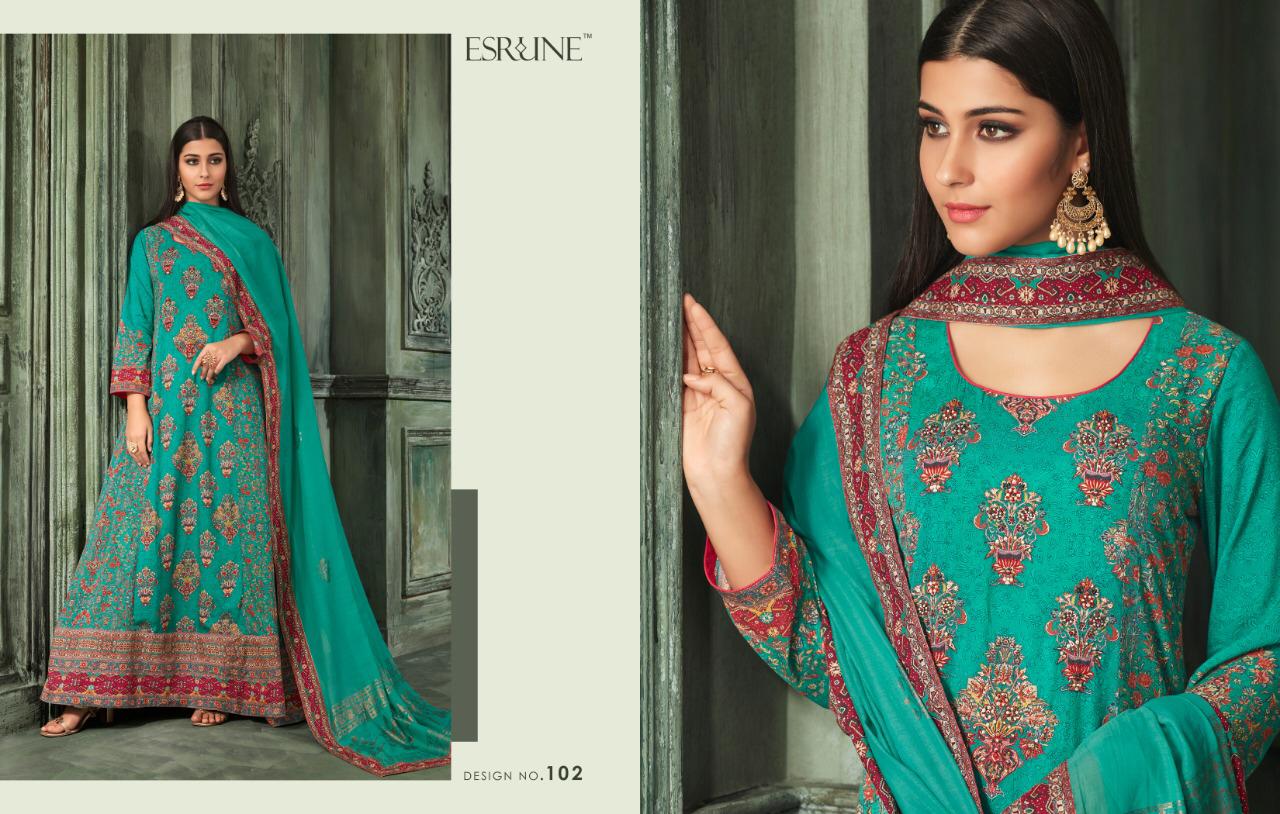 Eliza By Esrune 101 To 06 Series Designer Festive Collection Beautiful Stylish Colorful Fancy Party Wear & Occasional Wear Modal Silk Dresses At Wholesale Price1