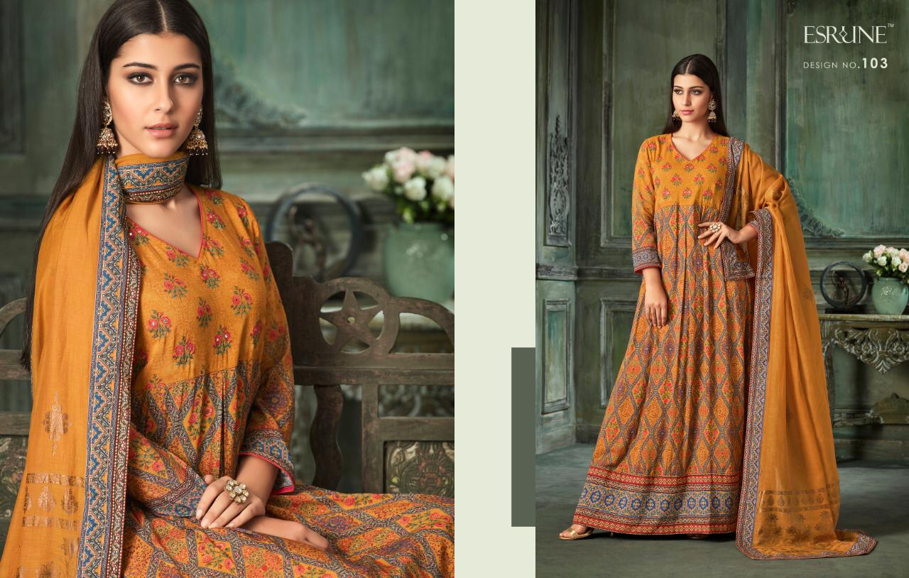Eliza By Esrune 101 To 06 Series Designer Festive Collection Beautiful Stylish Colorful Fancy Party Wear & Occasional Wear Modal Silk Dresses At Wholesale Price1