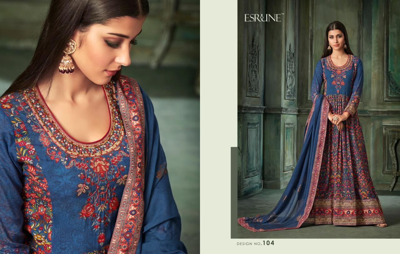 Eliza By Esrune 101 To 06 Series Designer Festive Collection Beautiful Stylish Colorful Fancy Party Wear & Occasional Wear Modal Silk Dresses At Wholesale Price1