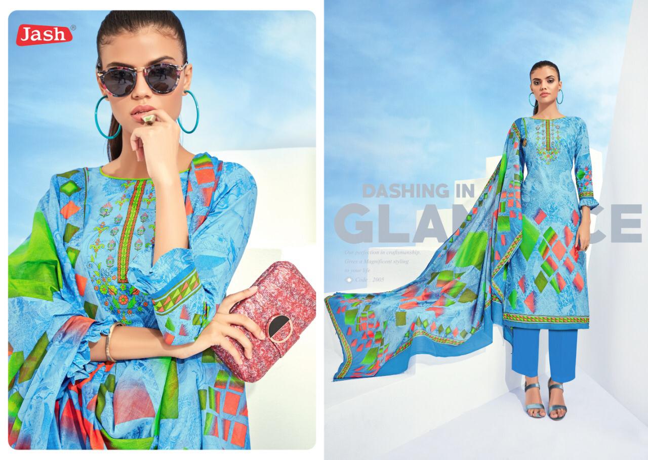 Elliza Vol-2 By Jash Enterprises 2001 To 2010 Series Beautiful Suits Stylish Fancy Colorful Party Wear & Ethnic Wear Cotton Printed Dresses At Wholesale Price
