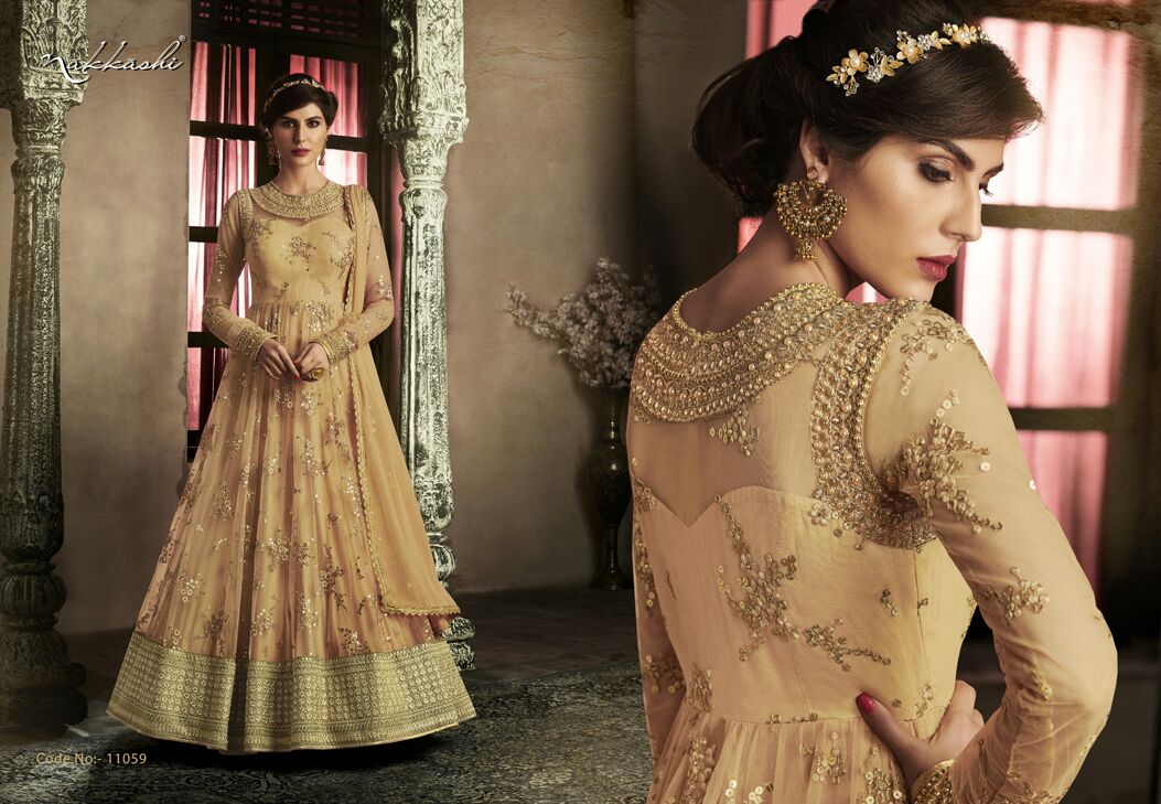 Emotive By Nakkashi 11059 To 11065 Series Designer Anarkali Suits Wedding Collection Beautiful Stylish Fancy Party Wear & Occasional Wear Silk Dresses At Wholesale Price