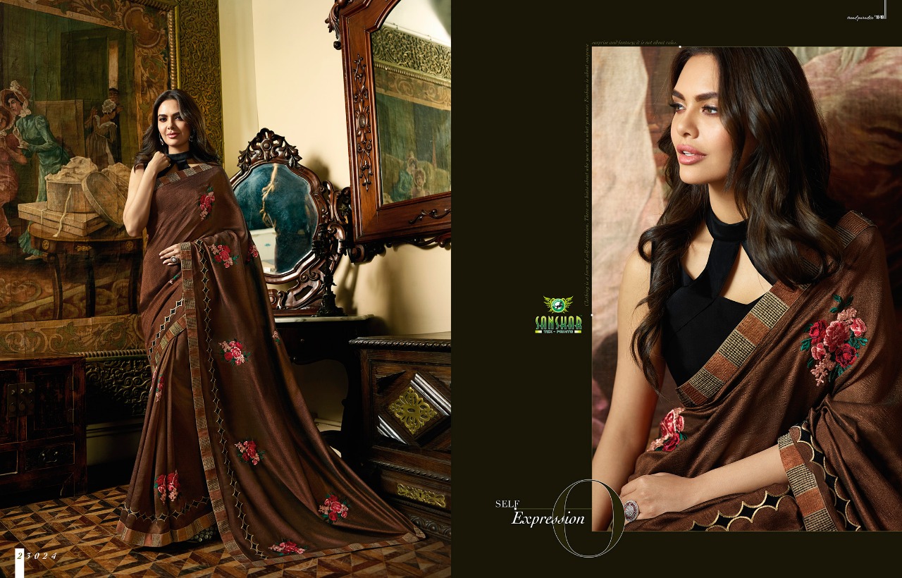 Esha Vol-3 By Sanskar Tex Print 23021 To 23029 Series Indian Traditional Wear Collection Beautiful Stylish Fancy Colorful Party Wear & Occasional Wear Fancy Sarees At Wholesale Price
