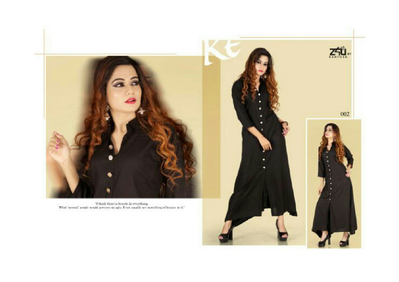 Esha By Z4u 001 To 010 Series Designer Beautiful Stylish Fancy Colorful Party Wear & Ethnic Wear Collection Rayon Kurtis At Wholesale Price