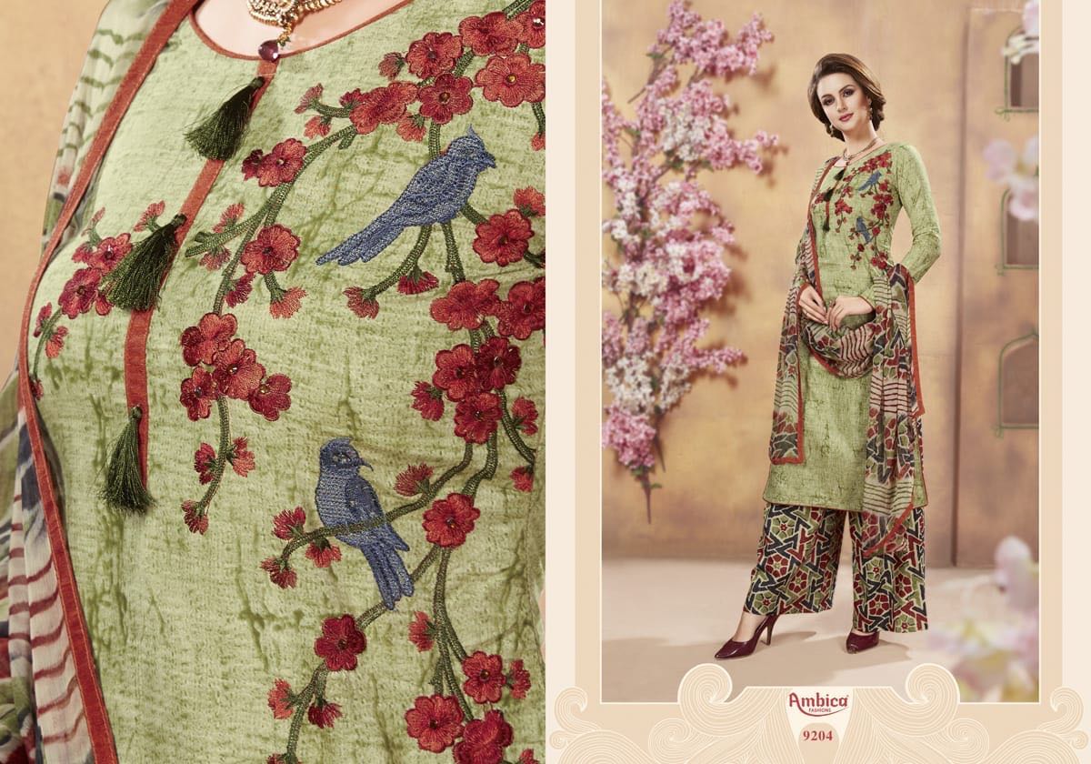 Essence By Ambica Fashions 9201 To 6210 Series Beautiful Stylish Fancy Colorful Casual Wear & Ethnic Wear Cambric Printed Dresses At Wholesale Price