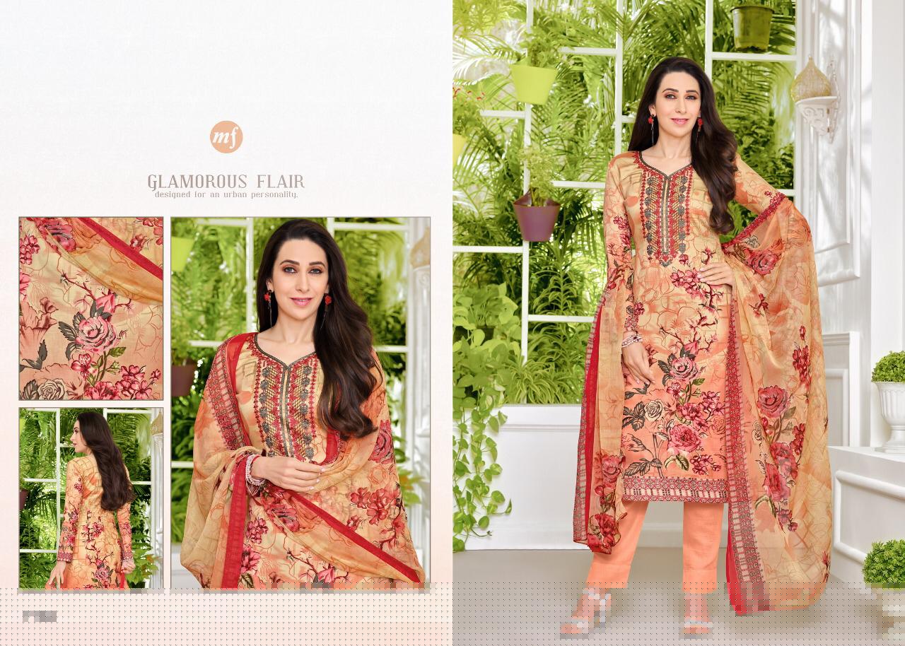 Essenza Vol-18 By Mahaveer Fashion 7101 To 7109 Series Beautiful Suits Collection Stylish Fancy Colorful Casual Wear & Ethnic Wear Pure Jam Satin Embroidered Dresses At Wholesale Price