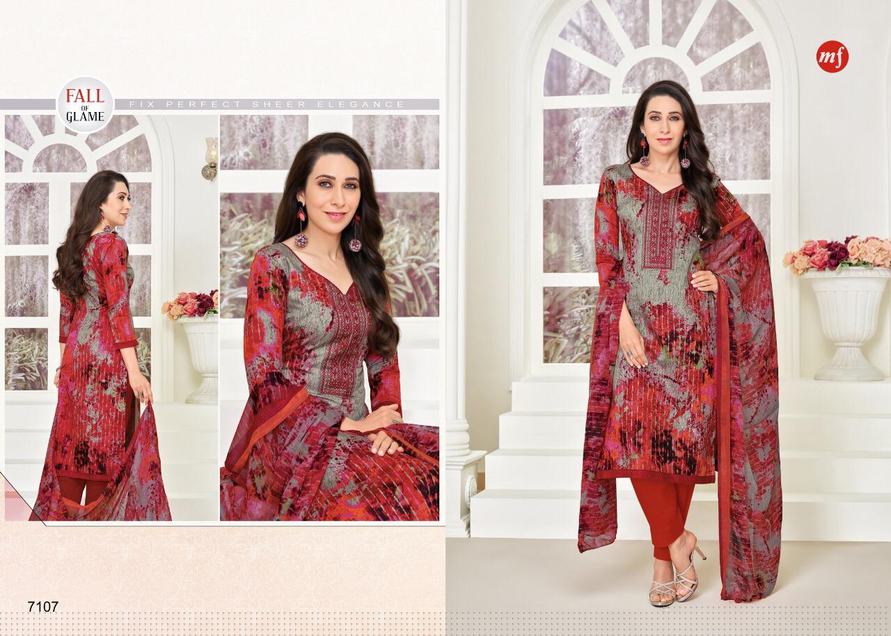 Essenza Vol-18 By Mahaveer Fashion 7101 To 7109 Series Beautiful Suits Collection Stylish Fancy Colorful Casual Wear & Ethnic Wear Pure Jam Satin Embroidered Dresses At Wholesale Price