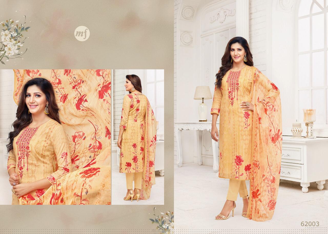 Essanza-20 By Mahaveer Fashion 62001 To 62009 Series Designer Suits Beautiful Stylish Fancy Colorful Party Wear & Occasional Wear Pure Cambric Cotton With Self Embroidery Dresses At Wholesale Price