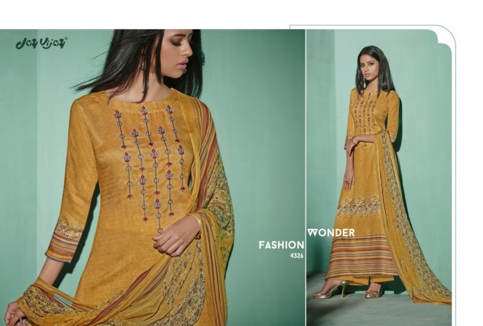 Ethical Code By Jay Vijay Prints 4321 To 4331 Series Beautiful Pashmina Suits Stylish Fancy Colorful Winter Wear & Ethnic Wear Pure Pashmina Embroidered Dresses At Wholesale Price