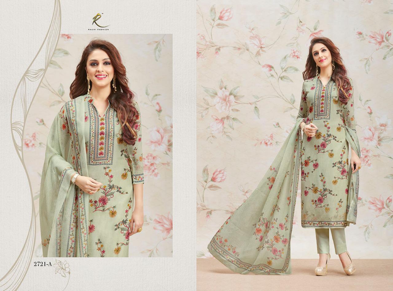 Ethnic Aandaaz By Rakhi Fashion 2721-a To 2724-b Series Indian Traditional Wear Collection Beautiful Stylish Fancy Colorful Party Wear & Occasional Wear Pure Viscose Modal Digital Sarvosky Dresses At Wholesale Price