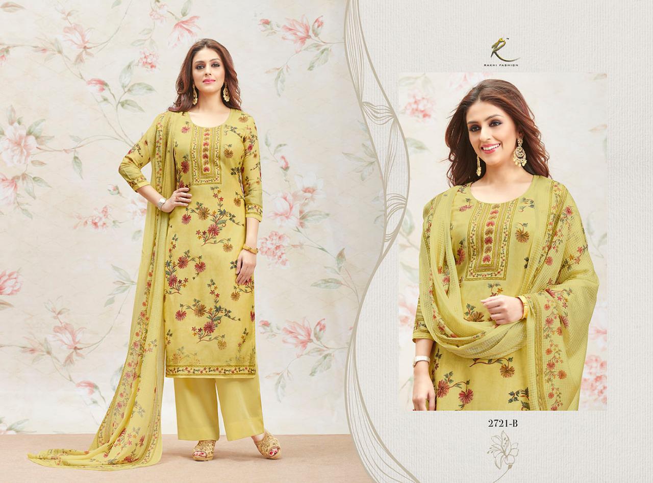 Ethnic Aandaaz By Rakhi Fashion 2721-a To 2724-b Series Indian Traditional Wear Collection Beautiful Stylish Fancy Colorful Party Wear & Occasional Wear Pure Viscose Modal Digital Sarvosky Dresses At Wholesale Price