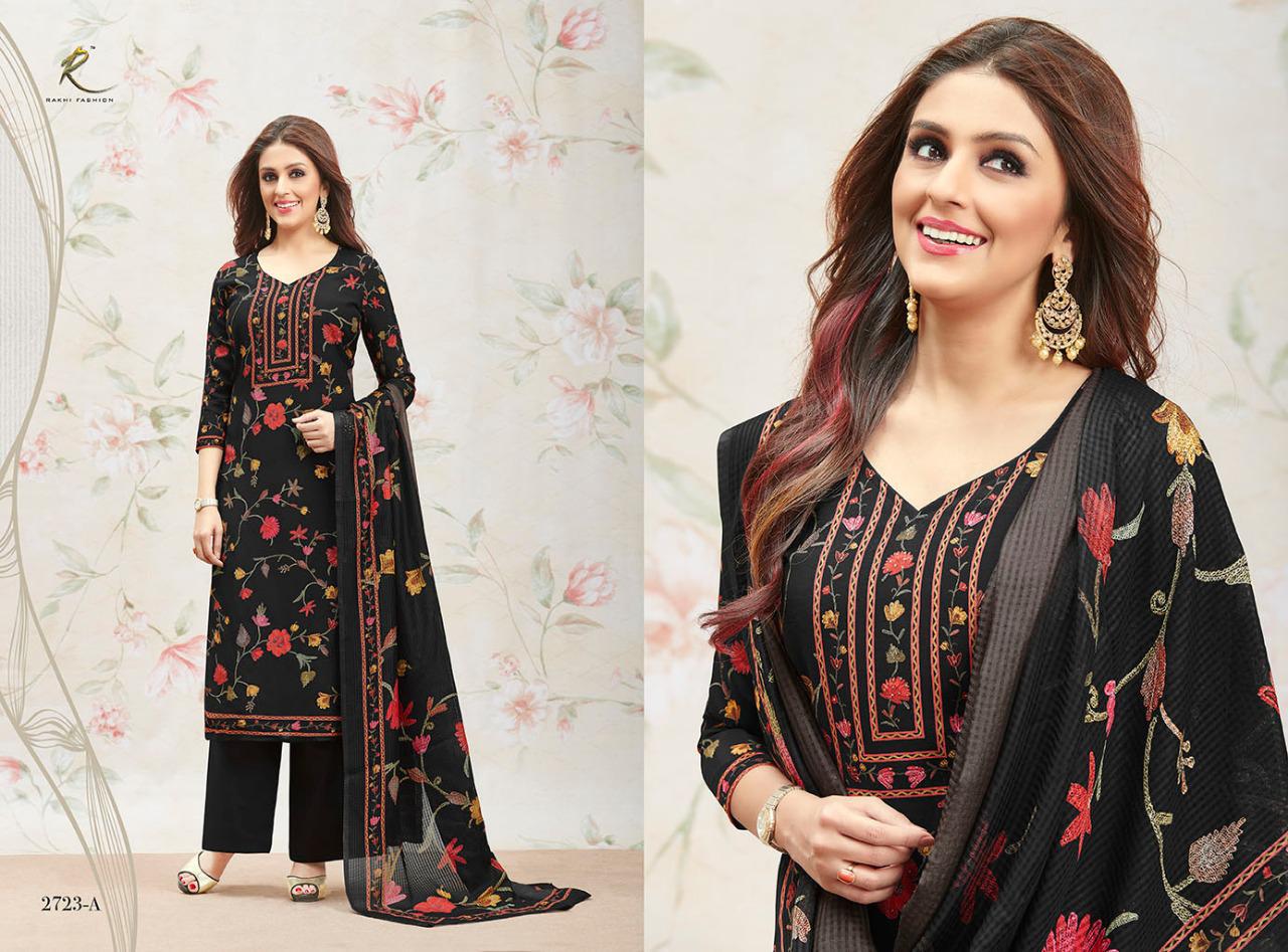 Ethnic Aandaaz By Rakhi Fashion 2721-a To 2724-b Series Indian Traditional Wear Collection Beautiful Stylish Fancy Colorful Party Wear & Occasional Wear Pure Viscose Modal Digital Sarvosky Dresses At Wholesale Price