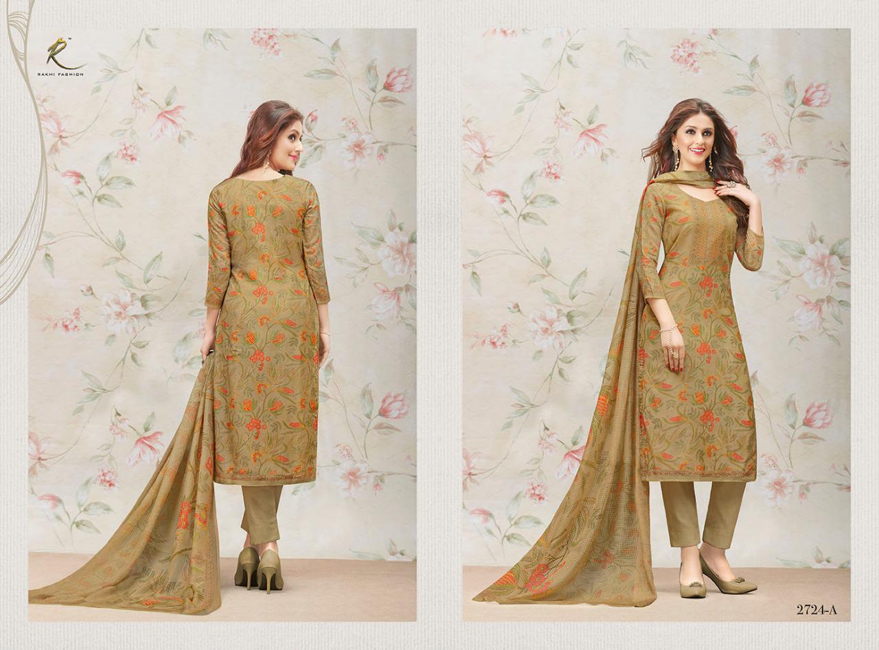 Ethnic Aandaaz By Rakhi Fashion 2721-a To 2724-b Series Indian Traditional Wear Collection Beautiful Stylish Fancy Colorful Party Wear & Occasional Wear Pure Viscose Modal Digital Sarvosky Dresses At Wholesale Price
