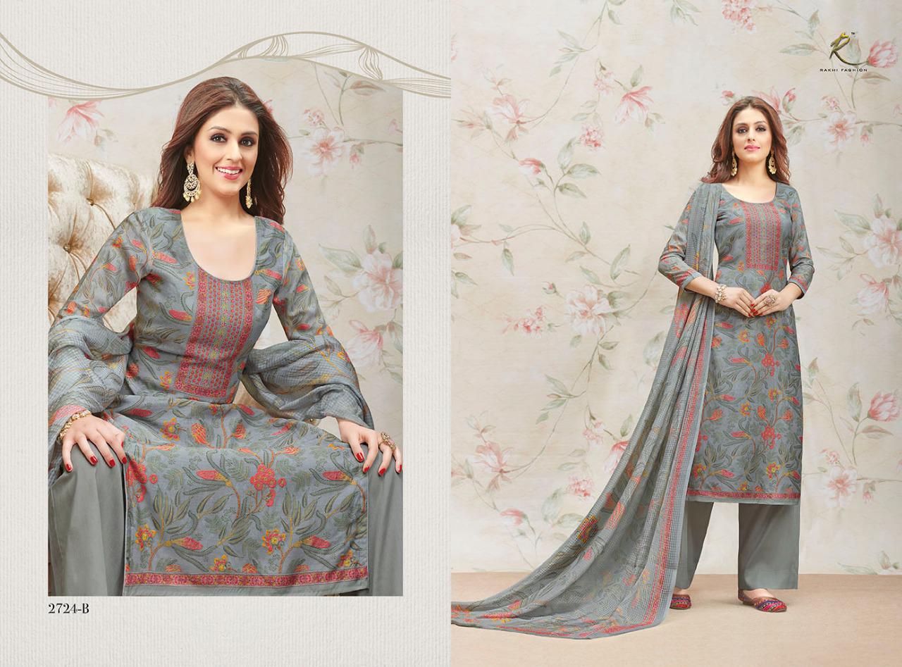 Ethnic Aandaaz By Rakhi Fashion 2721-a To 2724-b Series Indian Traditional Wear Collection Beautiful Stylish Fancy Colorful Party Wear & Occasional Wear Pure Viscose Modal Digital Sarvosky Dresses At Wholesale Price