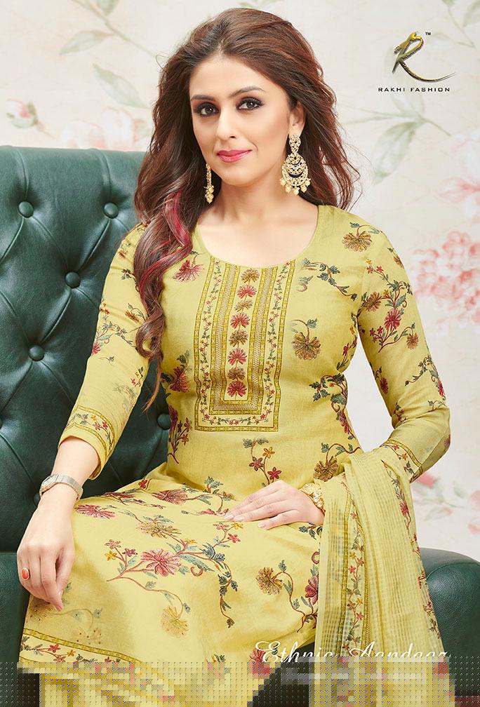 Ethnic Aandaaz By Rakhi Fashion 2721-a To 2724-b Series Indian Traditional Wear Collection Beautiful Stylish Fancy Colorful Party Wear & Occasional Wear Pure Viscose Modal Digital Sarvosky Dresses At Wholesale Price