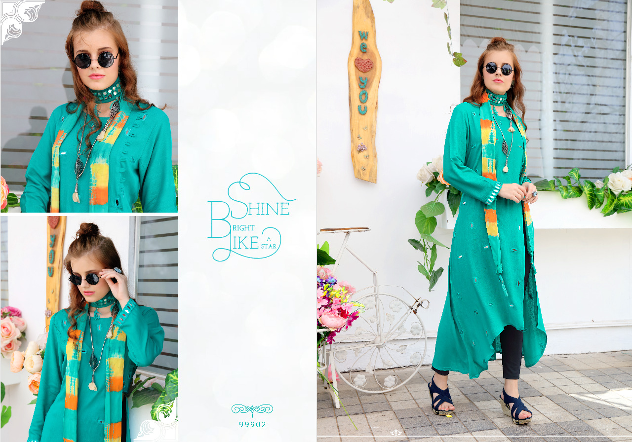 Eva By Sva 99901 To 99906 Series Designer Beautiful Stylish Fancy Colorful Casual Wear & Ethnic Wear Pure Rayon Kurtis At Wholesale Price
