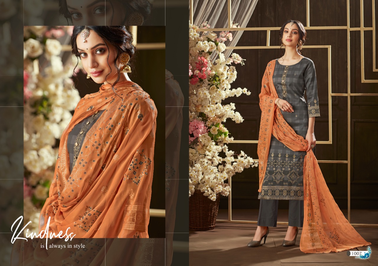 S Falaq By Svf Prints 1001 To 1007 Series Beautiful Suits Stylish Fancy Colorful Party Wear & Ethnic Wear Jam Silk Printed Dresses At Wholesale Price