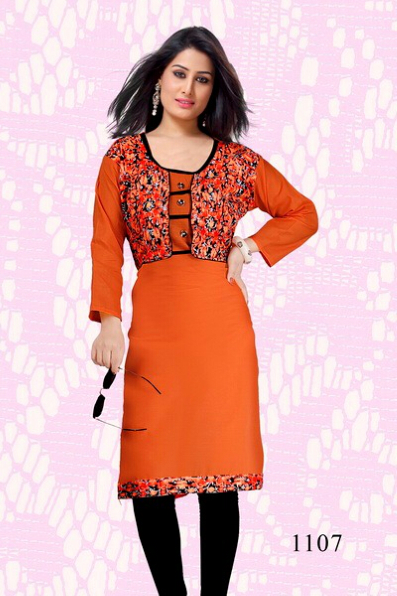 Fanta By Kaamiri 1101 To 1110 Series Stylish Fancy Colorful Beautiful Casual Wear & Ethnic Wear Semi Lawn Printed Kurtis At Wholesale Price
