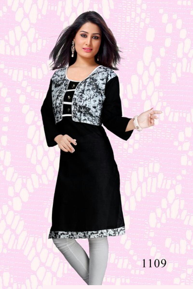 Fanta By Kaamiri 1101 To 1110 Series Stylish Fancy Colorful Beautiful Casual Wear & Ethnic Wear Semi Lawn Printed Kurtis At Wholesale Price