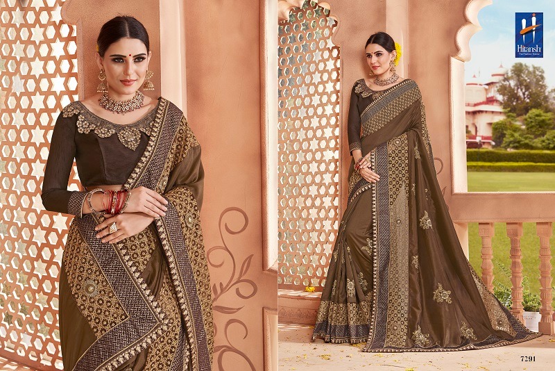 Fantasy Vol-16 By Hitansh Fashion 7283 To 7294 Series Indian Traditional Wear Collection Beautiful Stylish Fancy Colorful Party Wear & Occasional Wear Fancy Fabric With Work Sarees At Wholesale Price