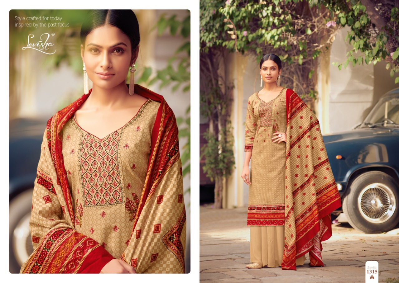 Farda By Levisha 3113 To 3122 Series Designer Suits Collection Beautiful Stylish Fancy Colorful Party Wear & Occasional Wear Satin Cotton Print With Self Embroidery Dresses At Wholesale Price