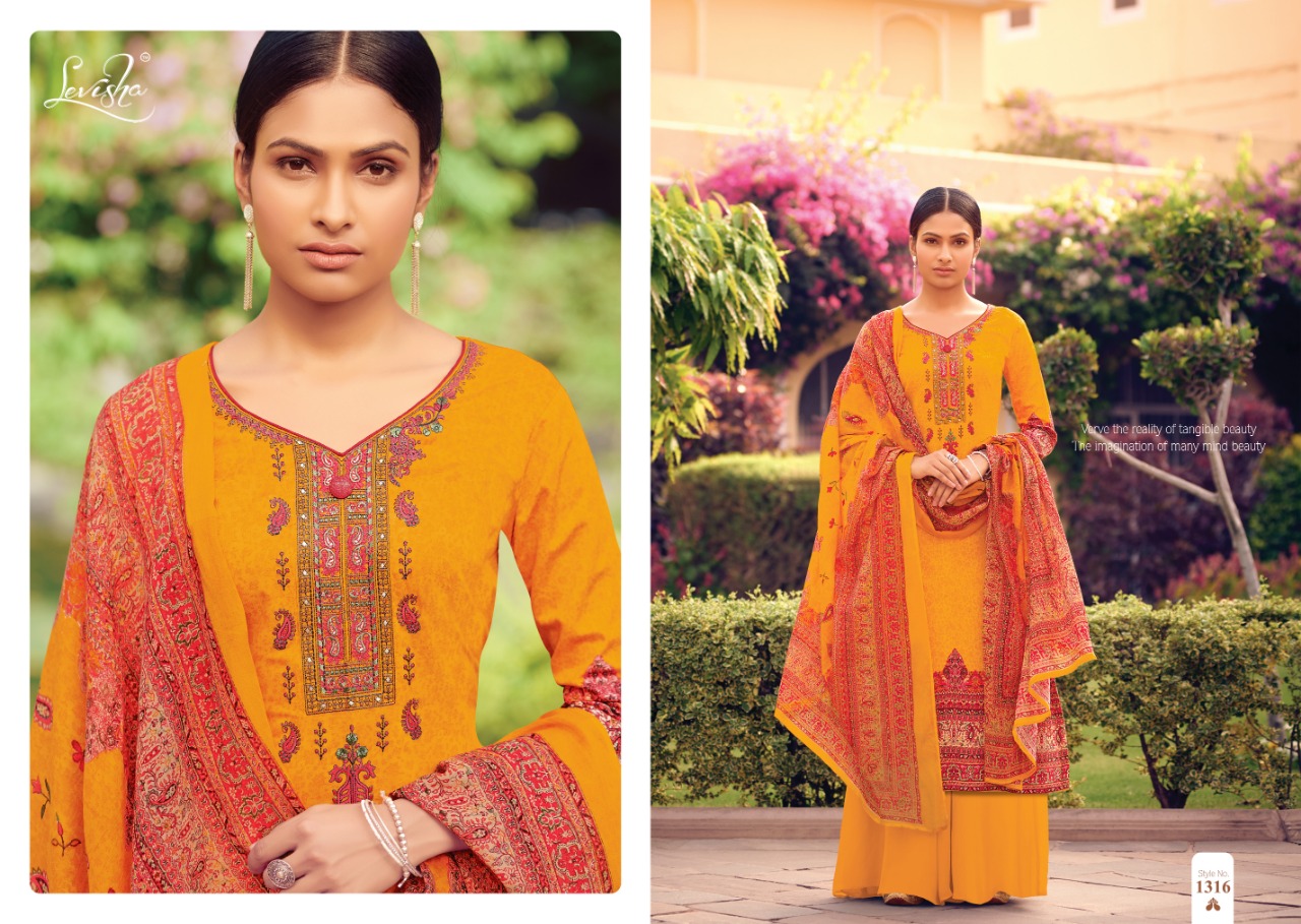 Farda By Levisha 3113 To 3122 Series Designer Suits Collection Beautiful Stylish Fancy Colorful Party Wear & Occasional Wear Satin Cotton Print With Self Embroidery Dresses At Wholesale Price