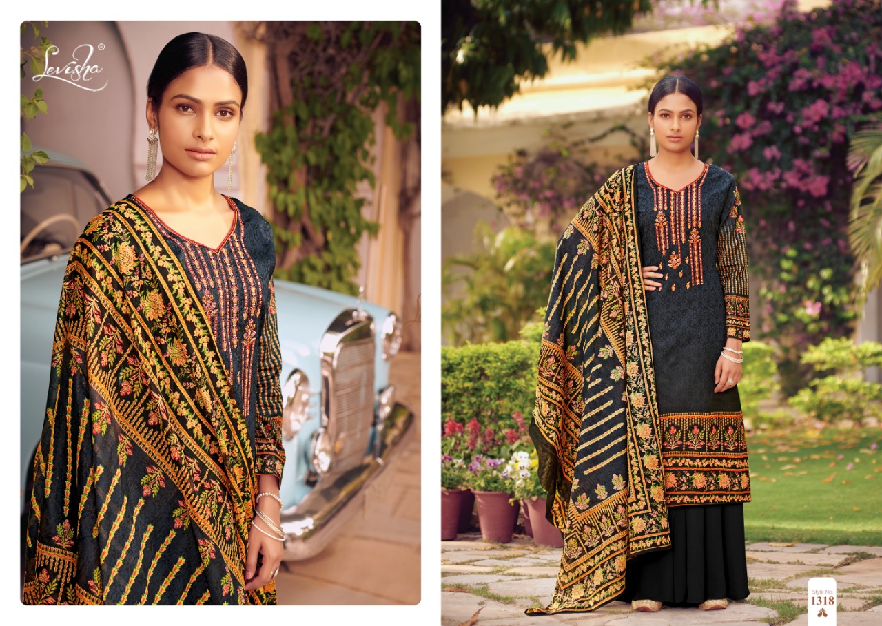 Farda By Levisha 3113 To 3122 Series Designer Suits Collection Beautiful Stylish Fancy Colorful Party Wear & Occasional Wear Satin Cotton Print With Self Embroidery Dresses At Wholesale Price