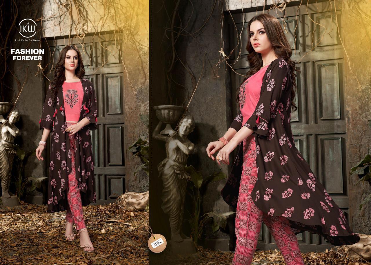 Fashion Forever Vol-1 By Ikw Designs Style 1001 To 1006 Series Beautiful Collection Suits Stylish Fancy Colorful Casual Wear & Ethnic Wear Premium Cloth Kurtis At Wholesale Price