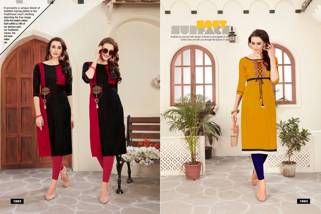Fashion Grace By Veera Tex 1001 To 1006 Series Stylish Colorful Fancy Beautiful Party Wear & Ethnic Wear Rayon Printed Kurtis At Wholesale Price